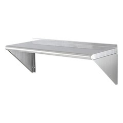 Uimoso 36″ x 12″ Stainless Steel Wall Mounted Shelf Kitchen Restaurant Shelving