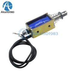 10PCS JF-0530B DC12V 300mA 5N/10mm Pull-Push-Type DC Solenoid Electromagnet