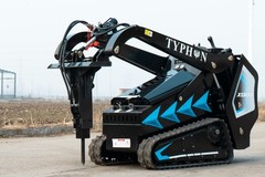 TYPHON STOMP X1300 &STOMP 509 Mini Skid Steer Hydraulic Rock & Concrete Breaker
