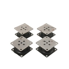 4PCS Vibratory Plate Compactor Rubber Isolator Shock Mount For Stanley Hydraulic