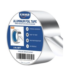 Aluminum Foil Tape 2-8 inch x 65ft 3.9Mil Heavy Duty HVAC TapeInsulation Adhesiv