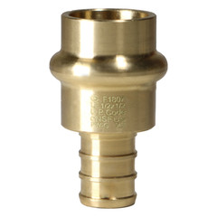25 Pieces 1/2″ Press x Pex Coupling, 1/2″ Press Fit coupling, Lead Free Brass