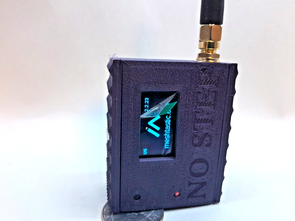 Meshtastic Node ready to use 915mhz Heltec V3 2000mah battery Purple