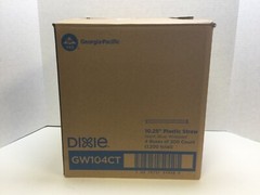 Dixie Plastic Straws 10.25″ Giant Individually Wrapped, Blue, GW104, 1,200/CASE