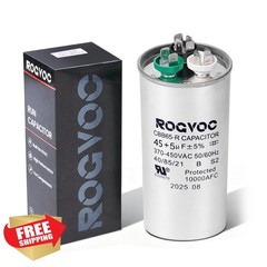 Rogvoc 45+5uF 370/440V AC Capacitor