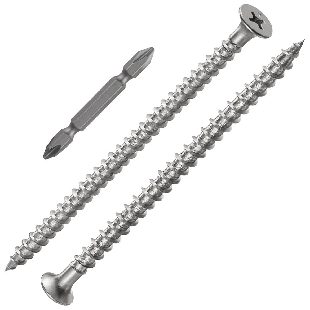 1 pounds#8X3″410 Stainless Steel Fastener Drywall Screws-Phillips with coarse…