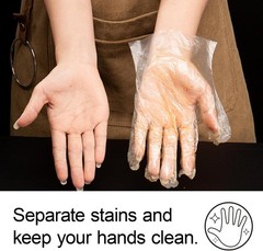 Bulk 400 Clear Disposable Gloves – Latex-Free, Powder-Free, Perfect for Cooking