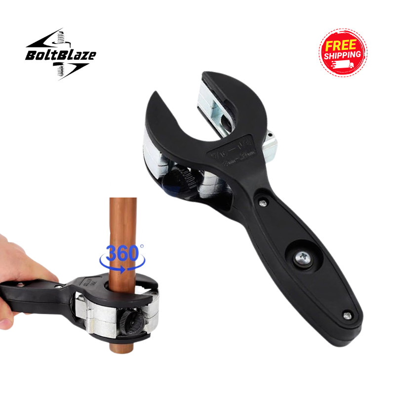 Portable Ratcheting Tube Cutter for Copper, PVC & Metal Pipes (1pc)
