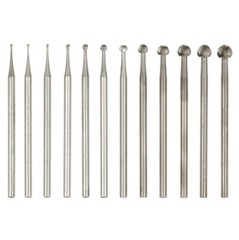 Round Carbide Burs for Friction Grip High FG (Choose Your Size & Qty) 19mm 26mm