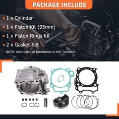WR450F STD 95mm Cylinder Piston Gasket Kit Fit for Motorcycle Yamaha YZ450F 2…