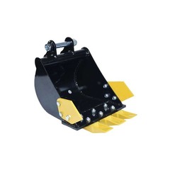 300mm Narrow Bucket Mini Excavator For Mini digger Attachments 0.8-2 ton New