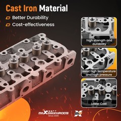 Complete Cylinder Head for Kubota D902 Engine D902-EF01 1G962-03045 1G962-03046