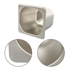 6 Pack 1/6 Size Hotel Pans Steam Table Pan Stainless Steel 6″ Deep W/Lids