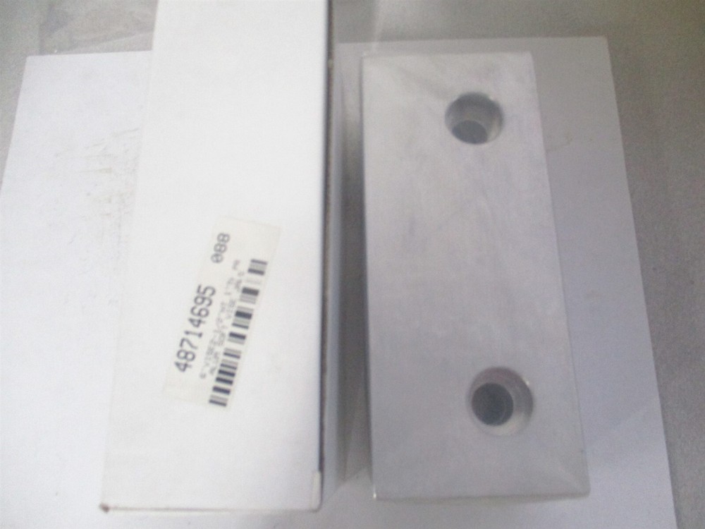 Gibraltar (428-1084) 6 x 2-1/2 x 1 OAL Aluminum Flat/No Step Vise Jaw – Set of 2