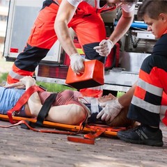 Blue EMT Backboard Spine Board Stretcher Immobilization Kit – Free Trauma Bag