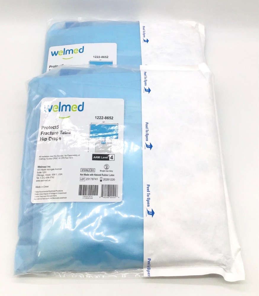 Welmed 1222-8652 Protect5 Fracture Table Hip Drape – Lot of 2