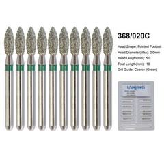 Wave Dental Carbide Bur FG Diamond Burs Football Pear Round End Taper High Speed