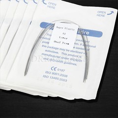 10Packs Dental Orthodontic Niti Arch Wire Super Elastic Oval Form Round 100pcs