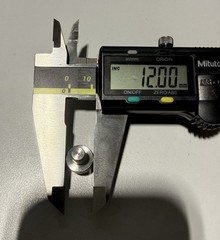 *6 QTY* Steel Locating Pin K0293.212 Short Version 12mm Diameter 19mm Length