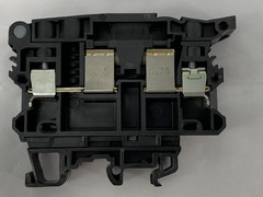 8-Entrelec ML 10/13.SF Fuse Holder Terminal Block 25A 600V w/Bussmann MDA5A Fuse