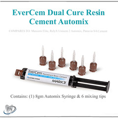 Dental Permanent Resin Cement, Universal Dual Cure Resin Cement for Posts, Metal