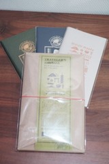 Traveler’s Factory KYOTO Edition Limited Leather Blue Cover＋3 Refills