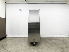 NEW Fruit Cart Vending Concession Stand Stainless Steel Display Frutas Vendor