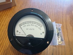 Solartron 500VAC Aviation AC Panel Voltmeter – 304-1301117, 6625-00-063-0687