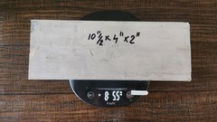 6061 Aluminum Flat Bar Stock – 10.5″ x 4″ x 2″ – Solid Block Plate Billet
