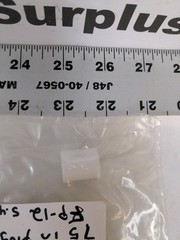 FP-12 .75 IN. PLUG, WHITE