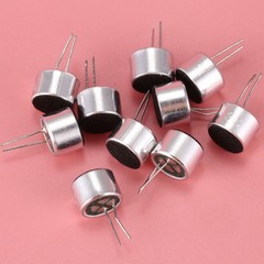 10 PCS 9.7mm x 7mm 2 Pin MIC Capsule Electret Condenser Miniphone M2D15184