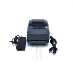 Zebra GX420t USB Thermal Label Printer GX42-102410-000 w/ Power Adapter