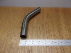 1″ OD X .76″ ID X .120″ Wall Low Carbon 1010 Steel Tubing 45 Degree Bend 3″ Leg