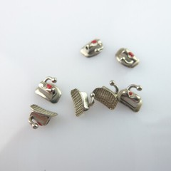 10Bag Orthodontic Bondable Brackets Buccal Tube Roth/MBT 022 1st Molar Non-conv