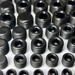 55PCS NPT PIPE PLUGS ASSORTMENT KIT 1/16″ 1/8” 1/4” 3/8” 1/2” END CAP STEEL
