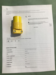 EATON 4887-BOX STRAIGHT BLADE CONNECTOR (SETOF 20) 15 AMP 125 VOLT. NEW