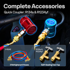 Refrigeration Digital AC Manifold Gauge Set 3 Way HVAC Gauges for R1234yf R134a