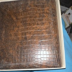 C.R. Gibson Illustrated Address & Telephone Book 6-Ring A-Z Binder Brown