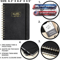 2026-2028 Monthly Planner – 3 Year Monthly Planner 2026-2028, Jan. 2026 – Dec