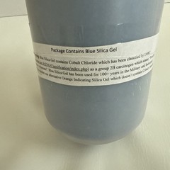 Blue Indicating Silica Gel Beads Moisture Absorbing Desiccant 1 Gallon