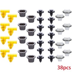 38PCS Wheel Fender Flare Retainer Fastener Clips Fit for Nissan Armade Juke Mura
