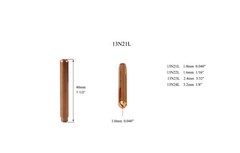 Jumbo Large Gas Lens Collet Body Alumina Cup WP 9 20 25 TIG Welding Torch 17pcs