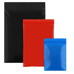 New Flat Plastic QuickQlick™ Sample Bags Pouches Variety Colors Sizes