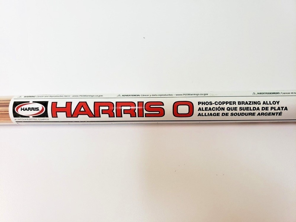 Harris®-0 Silver Phos Copper Solder Brazing Alloy Rods *USA 1/8″ x 0.05″ 6 Rods