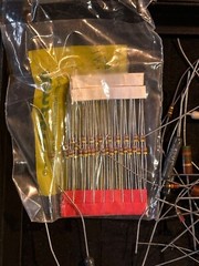 Mix Lot of Capacitors Resistors Inductors Diodes Amperex 100ct