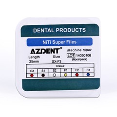 5X AZDENT Dental Endodontic Engine Use NiTi Super Rotary Files 25mm