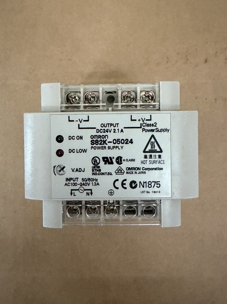 New Old Stock OMRON S82K-05024 Switching Power Supply 24VDC – (SP299)