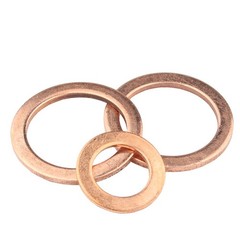 3mm – 60mm Marine Copper Sealing Washers Rings Flat Gasket Metric Various Sizes