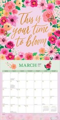 Bonnie Marcus OFFICIAL 2027 12×24″ (Hanging) Square Wall Calendar | Plastic-Free