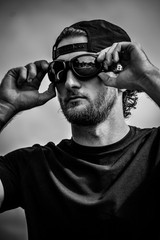 Birdz Eyewear Eagle Motorcycle Goggles (Black Frame/Smoke Lens)